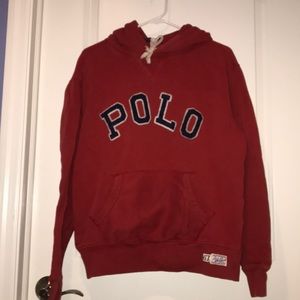 POLO Red Hoodie Large